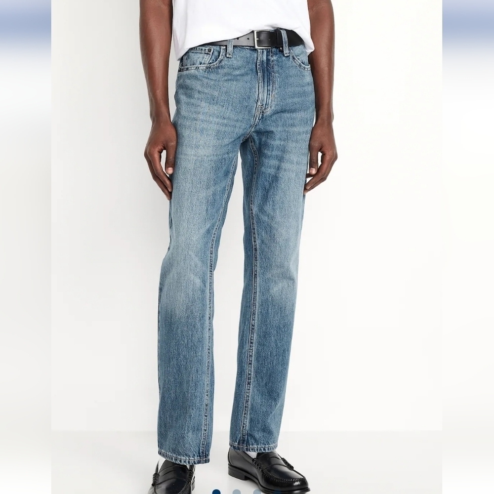 Old Navy Straight Leg Blue Jeans Size Mens 29x30 NEW with Tags
